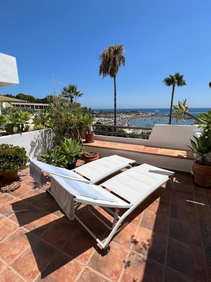 Playa Cristo Amazing Beach Terrace Appartment Estepona Exterior photo